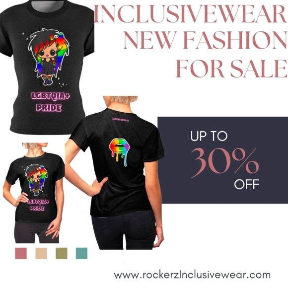 LGBTQIA+ Pride Women's Cut & Sew Tee - Picture 1 of 6